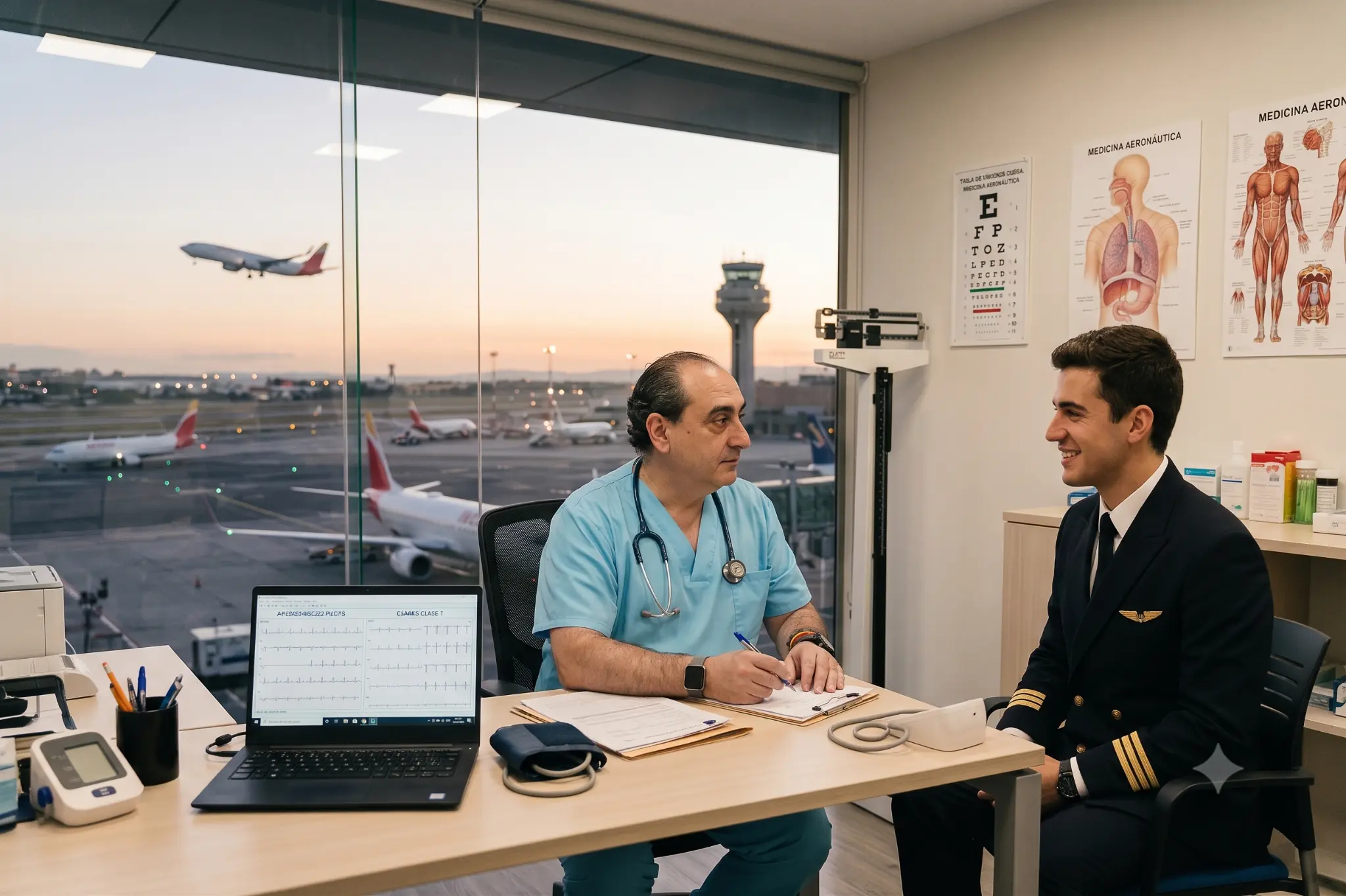Dr. Luis Cotarello Suárez, Unidad de Medicina Aeronáutica del Hospital de Día Pío XII, Madrid